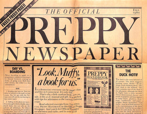 "The Official Preppy Newspaper" Fall 1980 (SOLD)