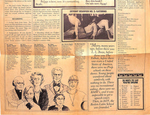 "The Official Preppy Newspaper" Fall 1980 (SOLD)