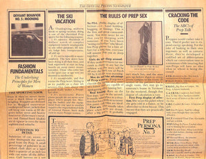 "The Official Preppy Newspaper" Fall 1980 (SOLD)