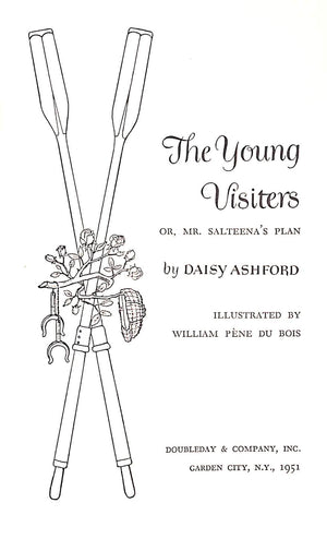 "The Young Visiters Or, Mr. Salteena's Plan" 1951 ASHFORD, Daisy