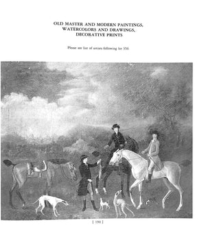 The Property From The Collection Of Mrs Marietta Peabody Tree And The Late Ronald Tree 1976 Sotheby Parke Bernet New York