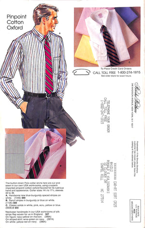 Brooks Brothers Selections For Men, Women And Boys Fall 1988