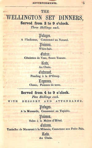 "London At Dinner; Or, Where To Dine" 1858