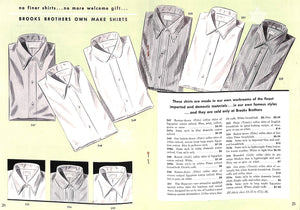 Brooks Brothers Gifts For Men & Boys Christmas 1955 Catalog