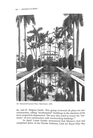 "Mizner's Florida: American Resort Architecture" 1986 CURL, Donald W.