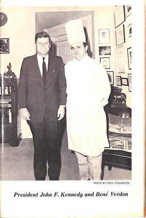 "The White House Chef Cookbook" 1967 VERDON, Rene (INSCRIBED)