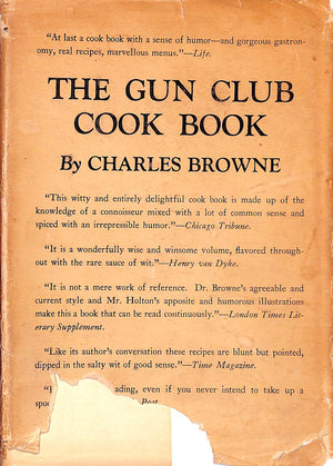 "The Gun Club Cook Book" 1934 BROWNE, Charles