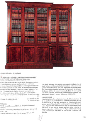 English And Continental Furniture Including The Collection Of Countess Moira Rossi De Montelera 2005 Christie's London