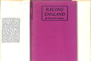 "Racing England" 1939 CHALMERS, Patrick R.