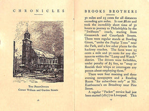 Brooks Brothers Chronicles 1818-1909