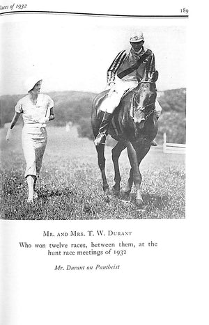 "Record Of Hunt Race Meetings In America: Volume II" 1933 VISCHER, Peter [editor, Polo] (SOLD)