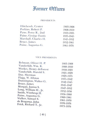 "Club House Of The Brook 1983-1984 Members' Annual" (SOLD)