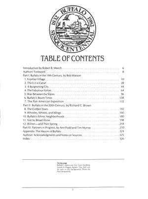 "Buffalo Lake City In Niagara Land: An Illustrated History" 1981 BROWN, Richard C. & WATSON, Bob