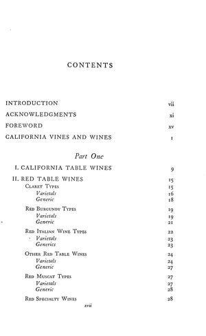 "Guide To California Wines: A Practical Reference Book For All Wine Lovers" 1955 MELVILLE, John Melville