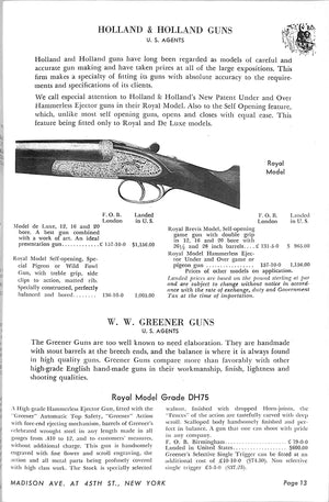 Abercrombie & Fitch 1939 Hunting/ Shooting Catalog