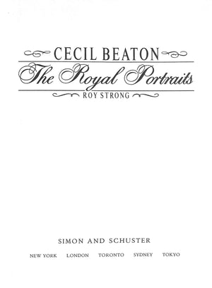 "Cecil Beaton: The Royal Portraits" 1988 STRONG, Roy