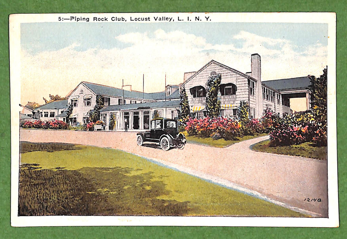 Piping Rock Club, Locust Valley L.I. N.Y. c1920s Postcard