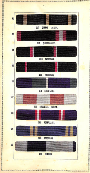 "Old Boys Colourings Schools' Silk Neckties Swatch Book"