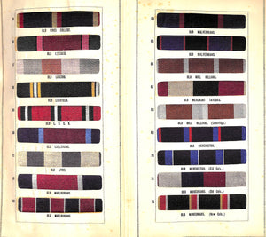 "Old Boys Colourings Schools' Silk Neckties Swatch Book"