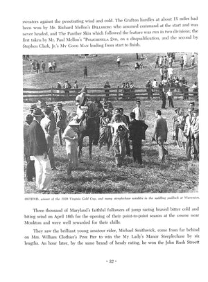 "Steeplechasing" 1949 THAYER, Bert Clark