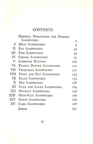 "Seven Hundred Sandwiches" 1929 COWLES, Florence A. [compiled by]