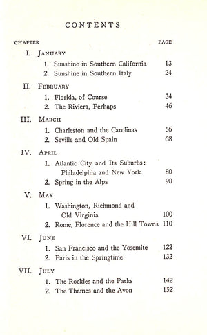 "Vacation Travelcharts And Travel Chats" 1931 COLLINS, Frederick L.