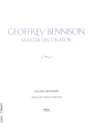 "Geoffrey Bennison Master Decorator" 2015 NEWBERRY, Gillian