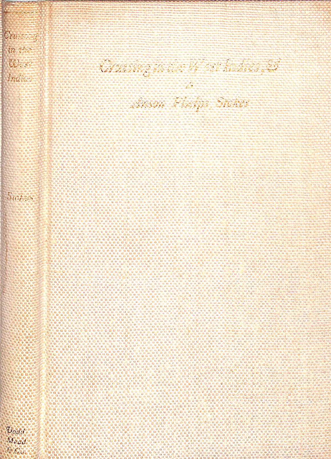 "Cruising In The West Indies" STOKES, Anson Phelps