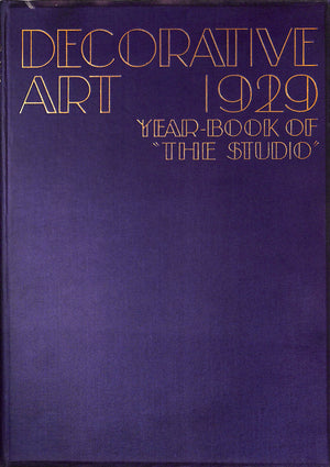 "Decorative Art 1929 "The Studio" Year Book" GEOFFREY, C. [edited by]