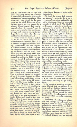 "Ten Days' Sport On Salmon Rivers: The Atlantic Monthly, Volume XXXVI" 1875 SAGE, Dean