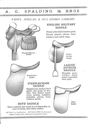 "Spalding's Polo Guide Official Rules Of The Polo Association" 1923