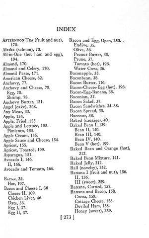 "1001 Sandwiches" 1944 COWLES, Florence A. [compiled by]