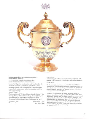 "Property From The Collection Of HRH The Prince George, Duke Of Kent And HRH Princess Marina, Duchess Of Kent" 2009 Christie's London