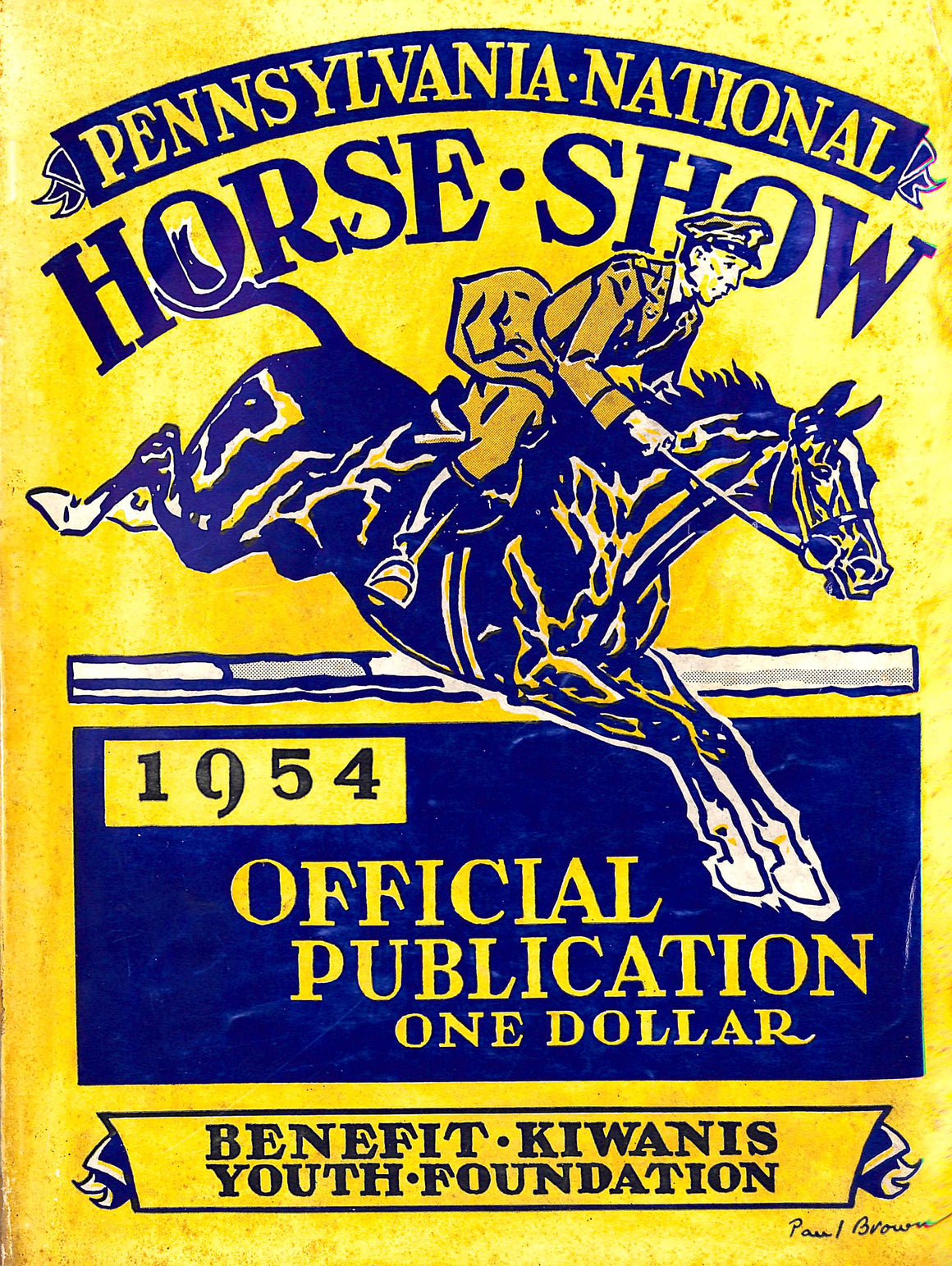 Pennsylvania National Horse Show 1954 Official Publication