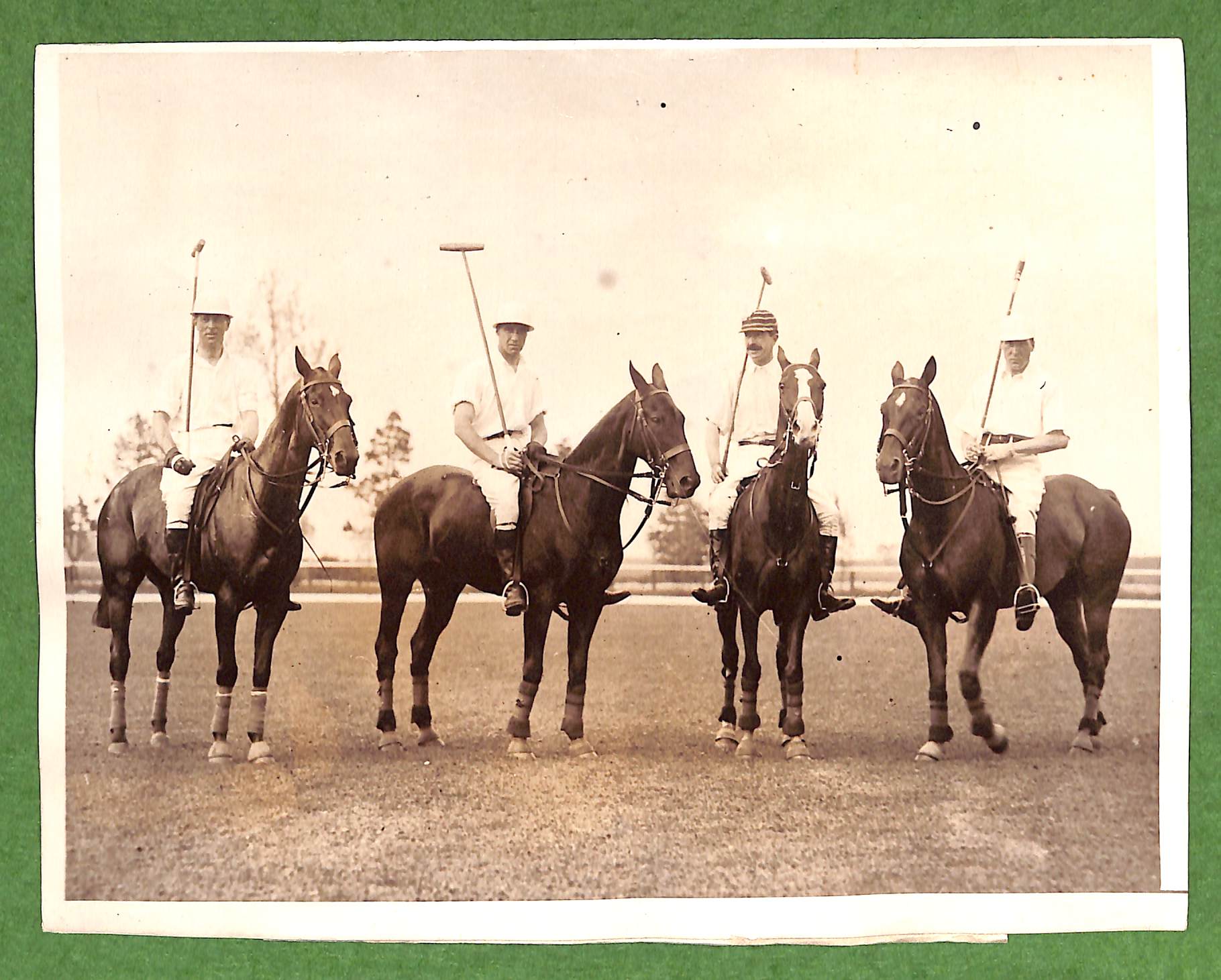 American International Polo Team At Meadow Brook Club Westbury Long Island June 10 1913 B&W Photo