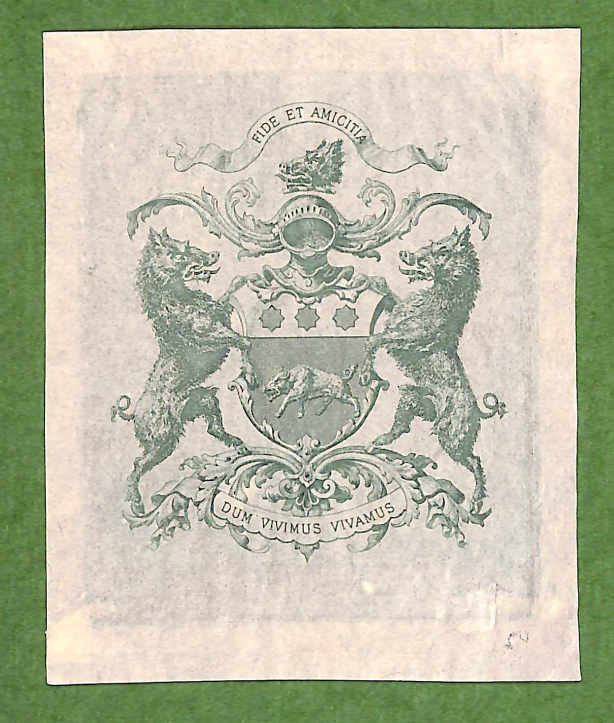 "Harvard Porcellian Club Bookplate" (SOLD)