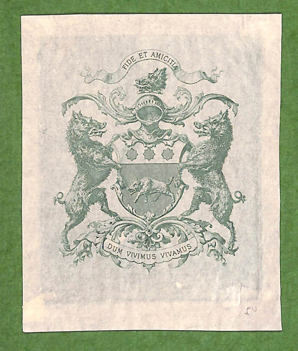 "Harvard Porcellian Club Bookplate" (SOLD)
