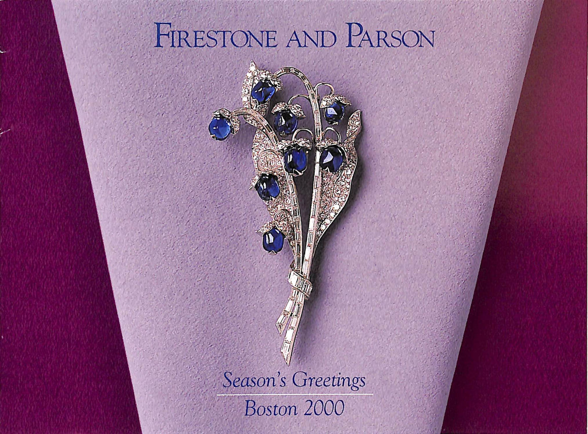 Firestone And Parson Season's Greetings Boston 2000 Jewelry Holiday Catalog