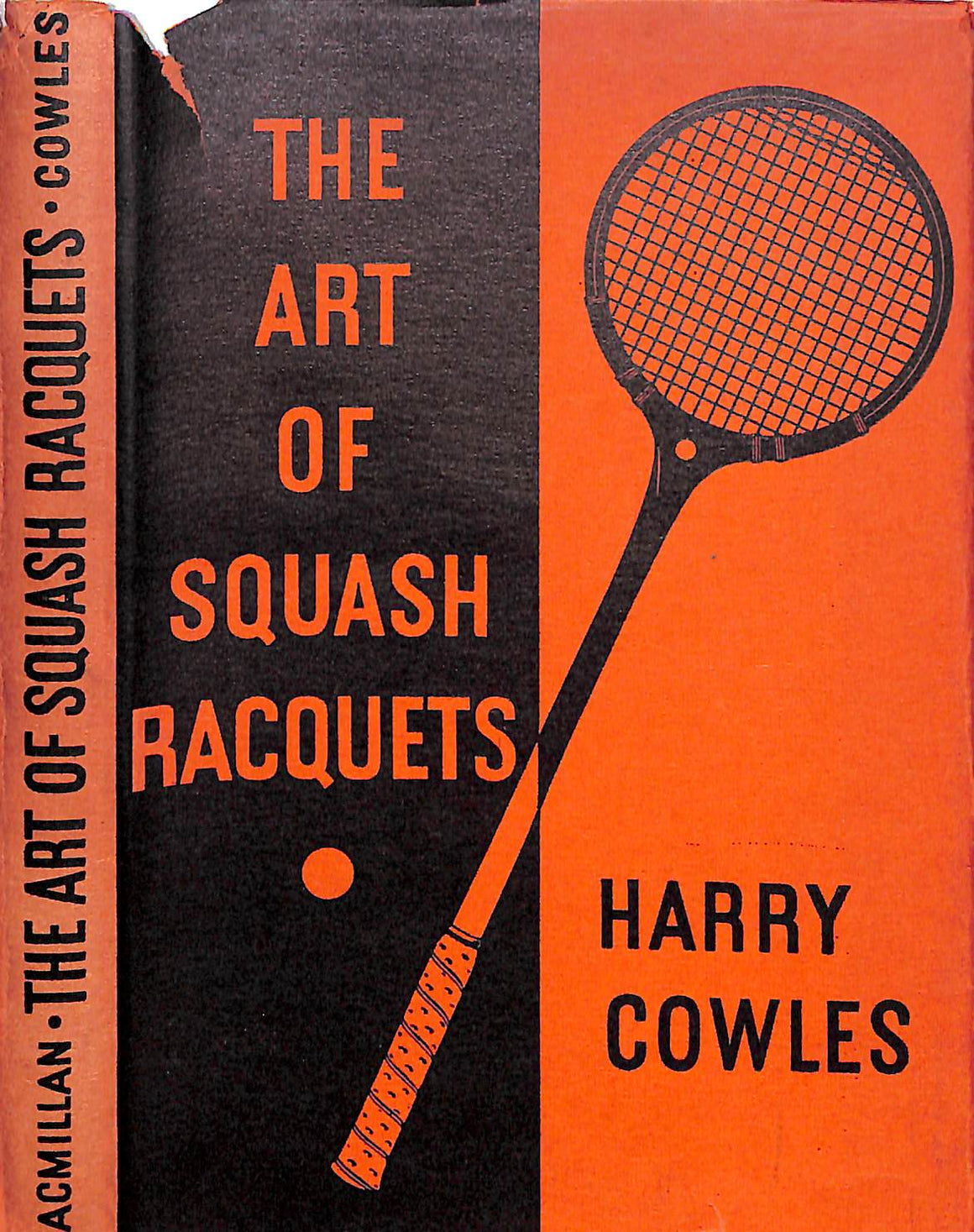 "The Art Of Squash Racquets" 1935 COWLES, Harry