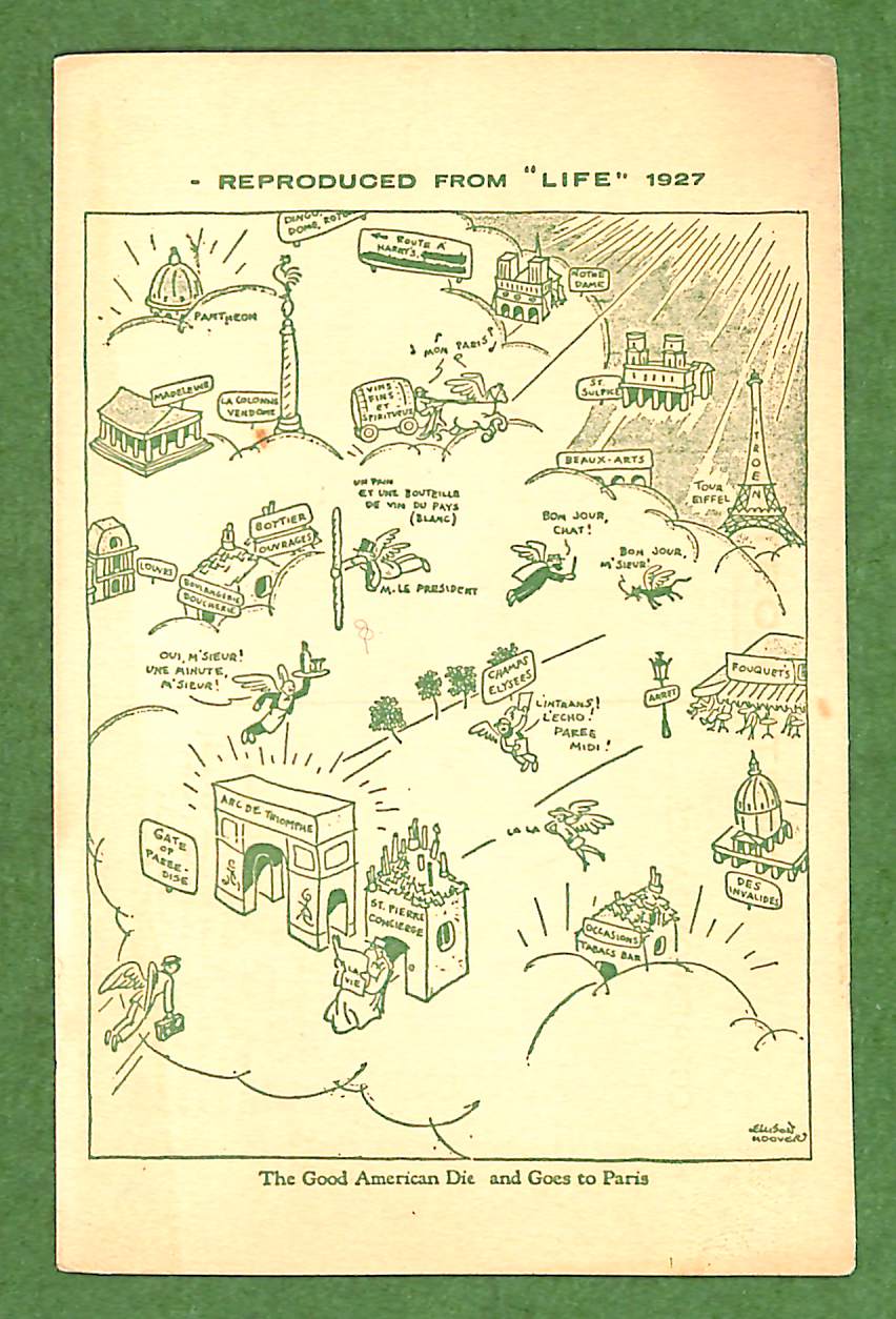 Harry's New York Bar Paris Postcard