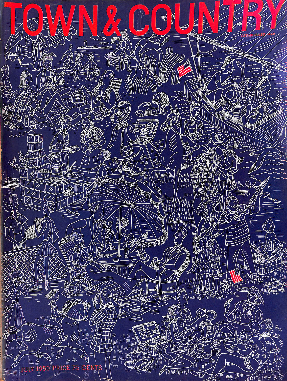 Town & Country Magazine July 1950