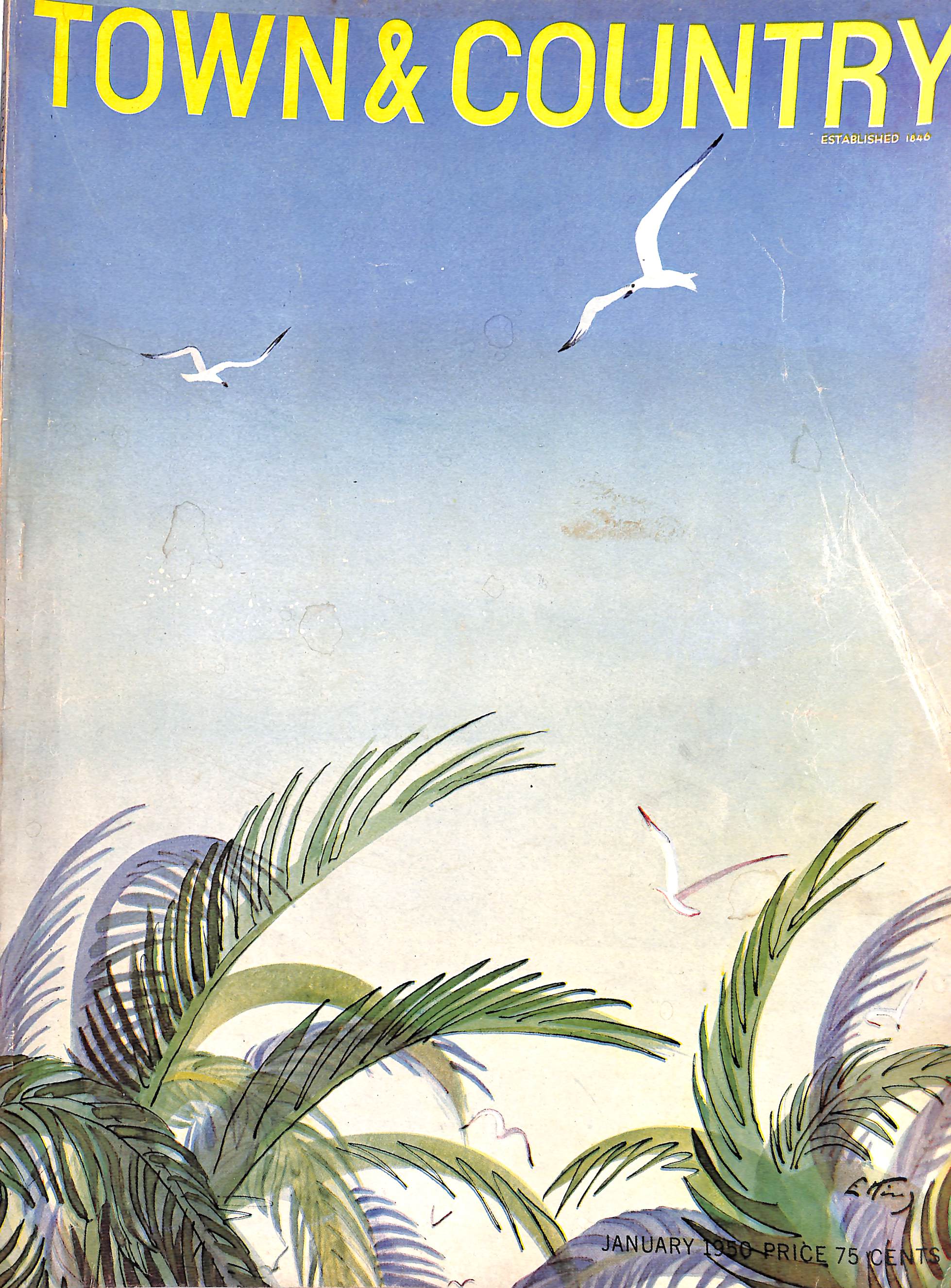 Town & Country Magazine January 1950