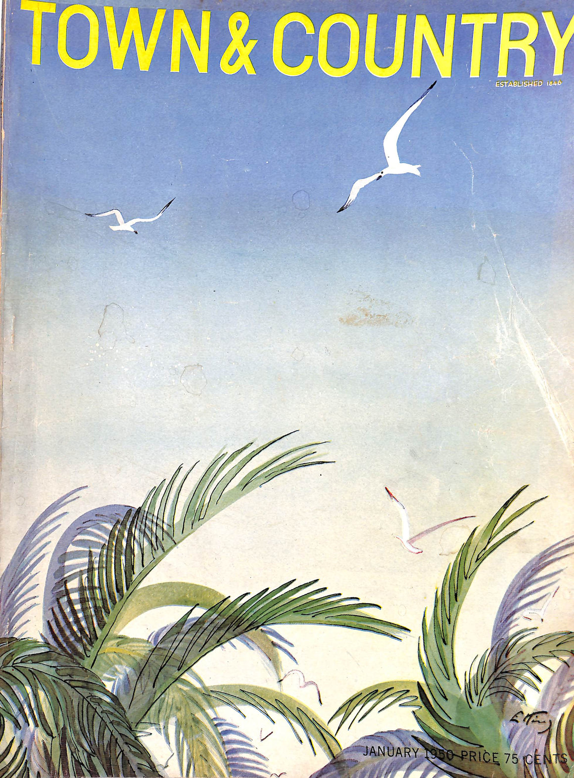 Town & Country Magazine January 1950