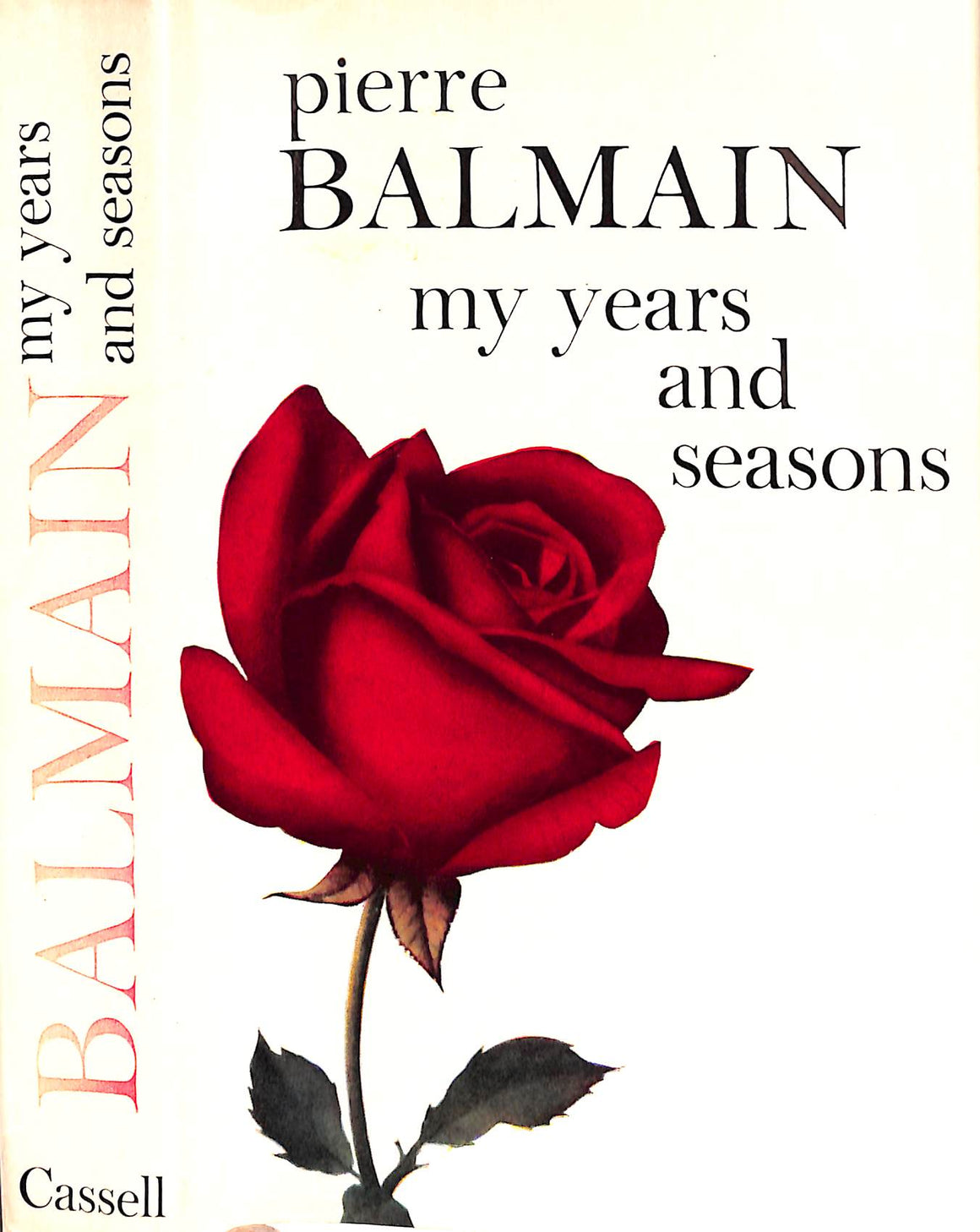 "My Years And Seasons" 1964 BALMAIN, Pierre