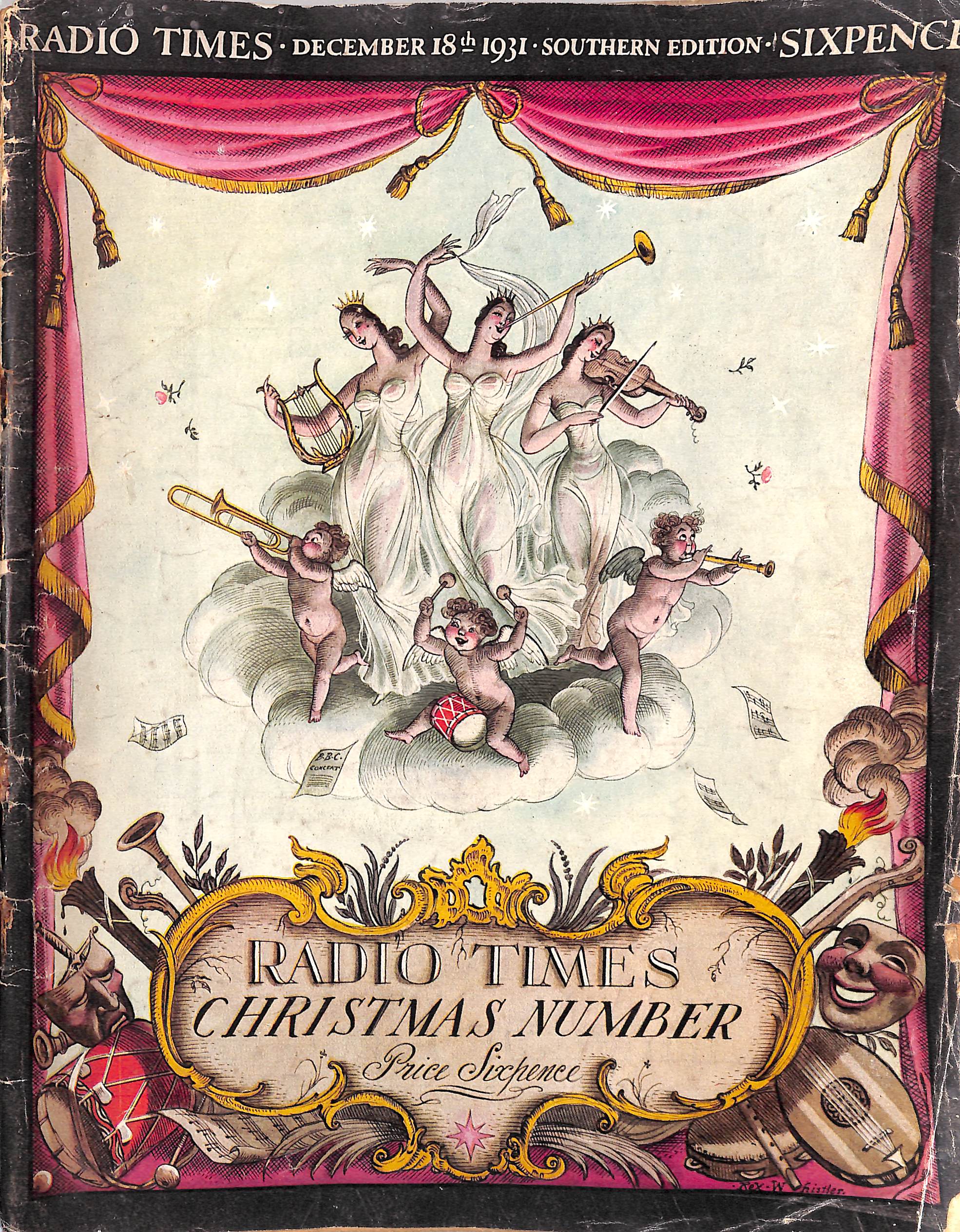 Rex Whistler “Radio Times Christmas Number” December 1931