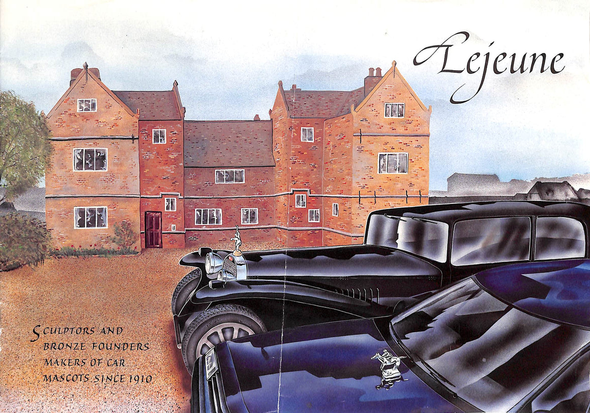 "Louis Lejeune Ltd. Car Mascots c1983 Sales Brochure/ Catalogue"