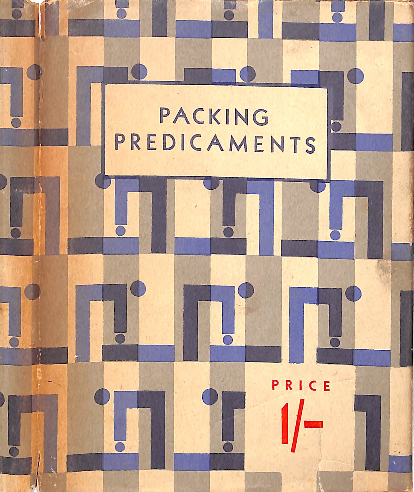 "Packing Predicaments" 1930 Austin Reed: London