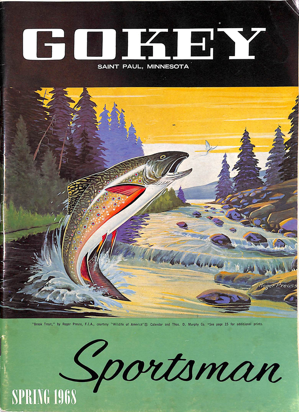 Gokey Saint Paul, Minnesota Spring 1968 Sportsman Catalog