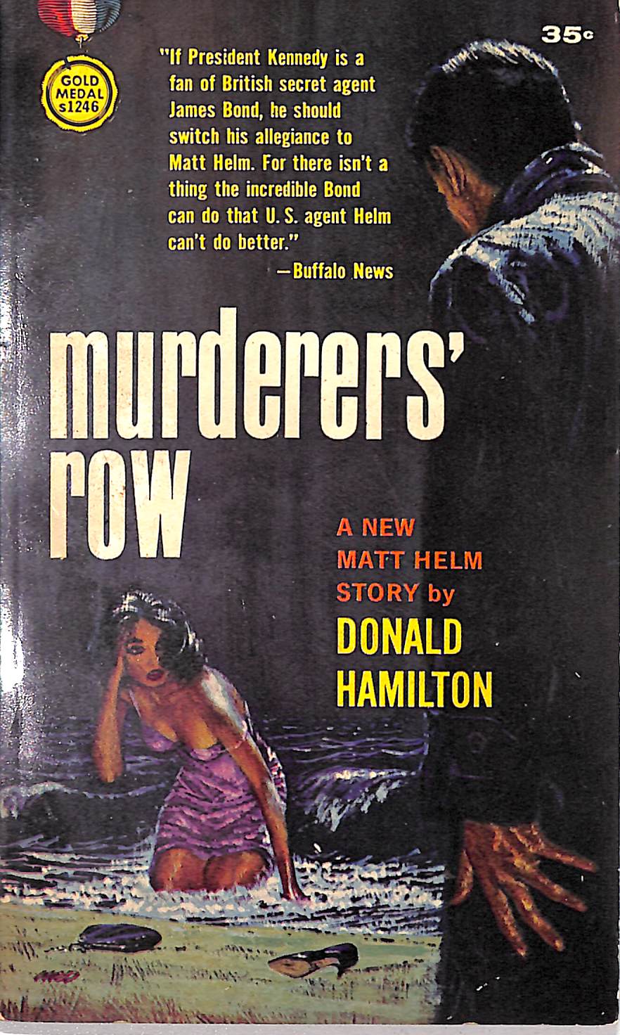 "Murderers' Row: A New Matt Helm Story #5" 1962 HAMILTON, Donald