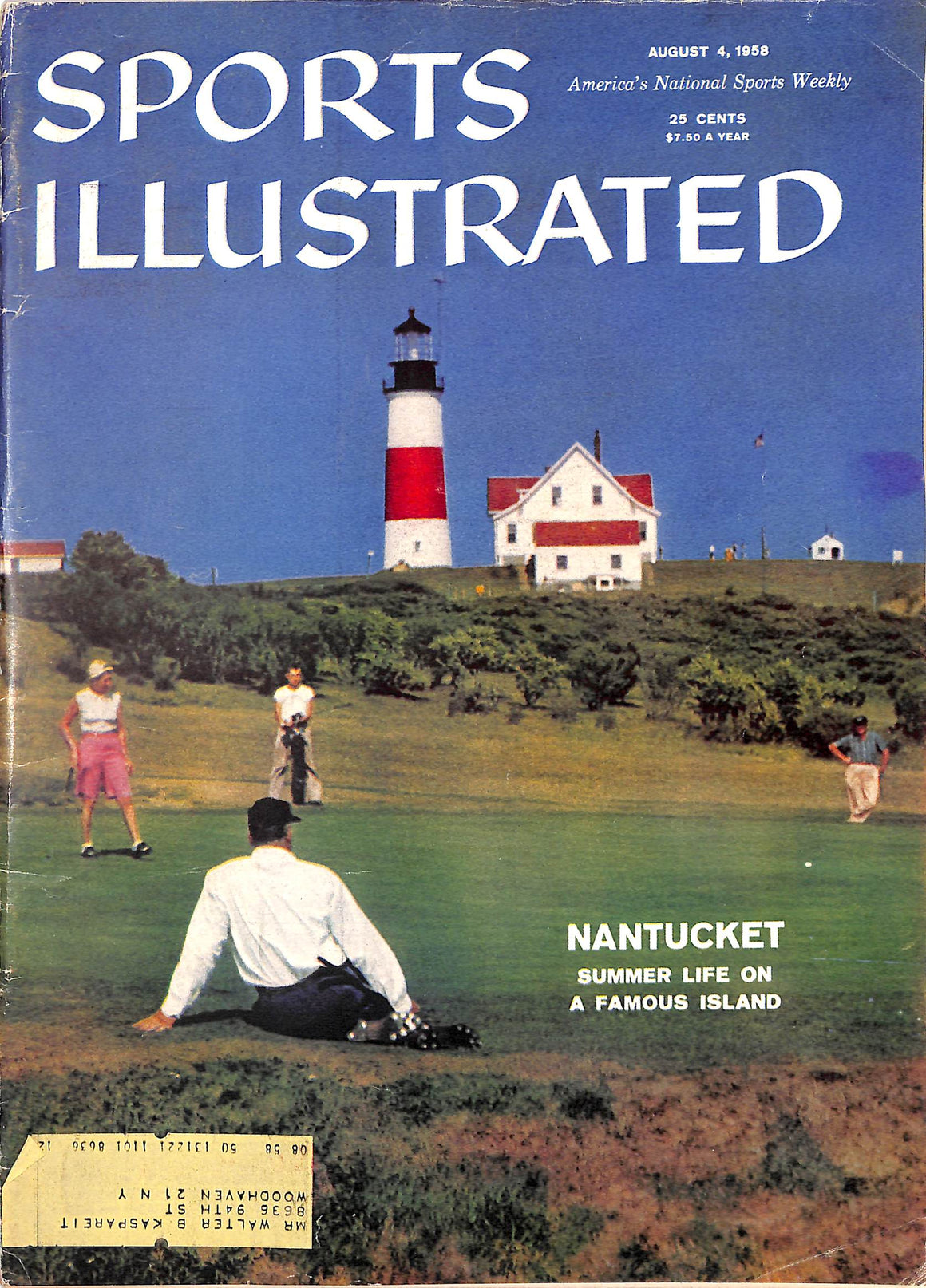 "Nantucket Summer Life On A Famous Island x Sports Illustrated" August 4, 1958
